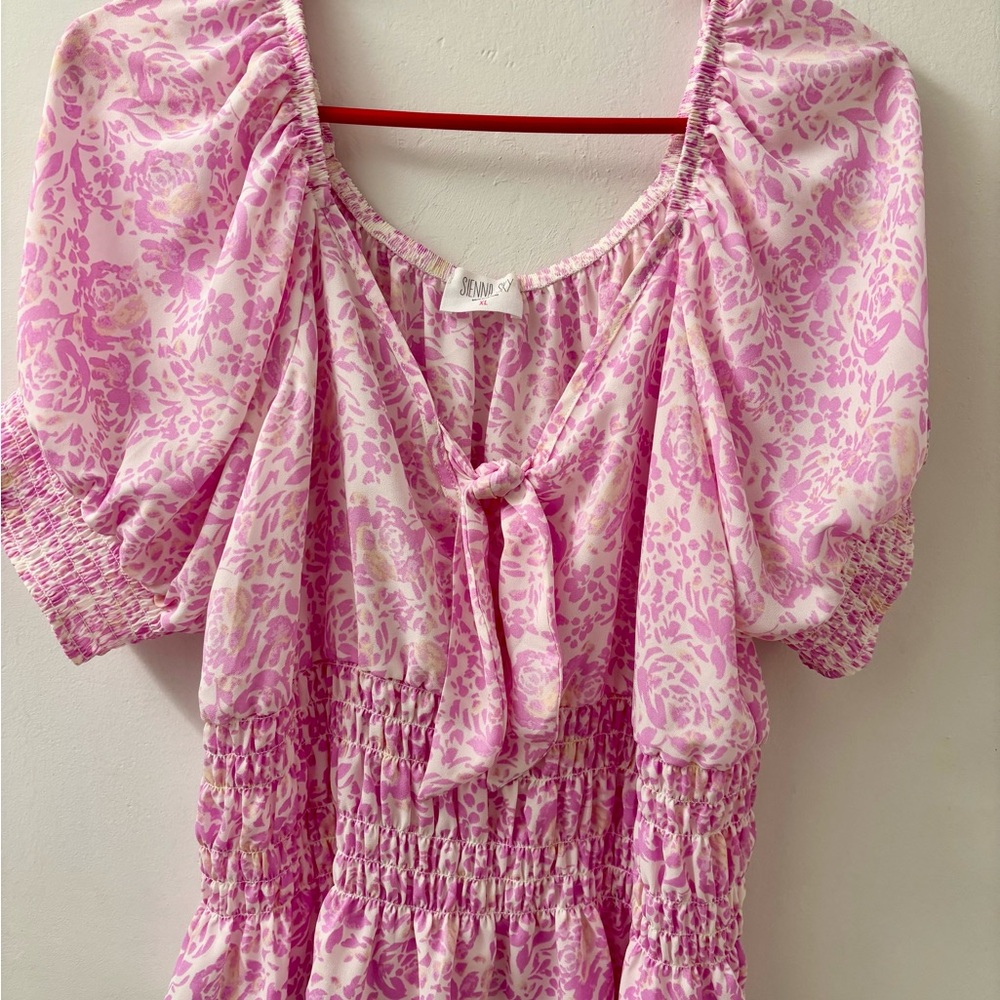 Sienna Sky Pink Patterned Blouse